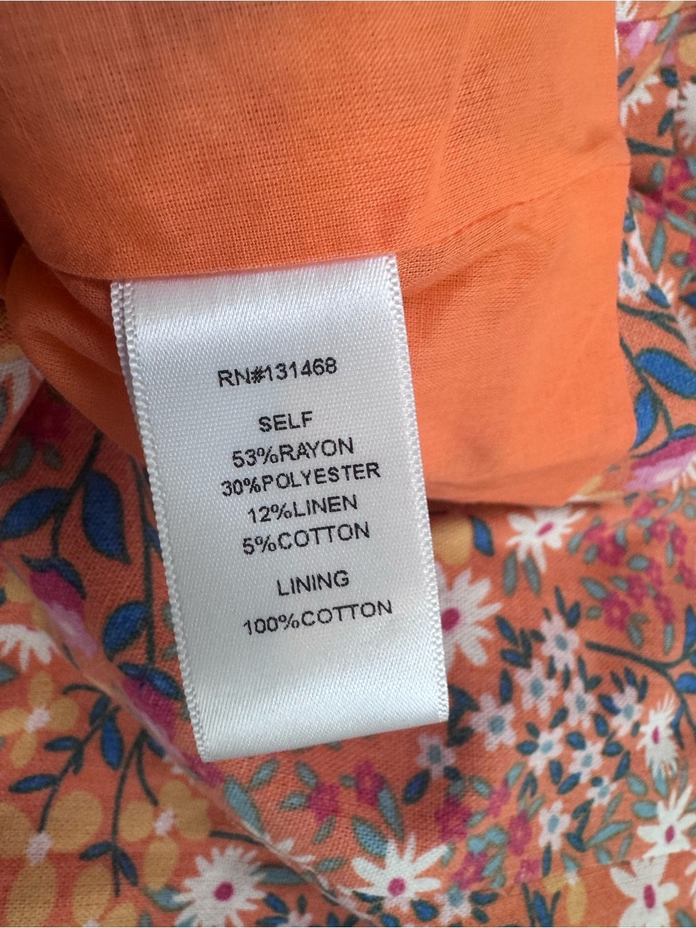 Vici Cut Out Sleeveless Dress Floral Puff Linen Blend Short Sleeve Small NEW NWT - Picture 9 of 9
